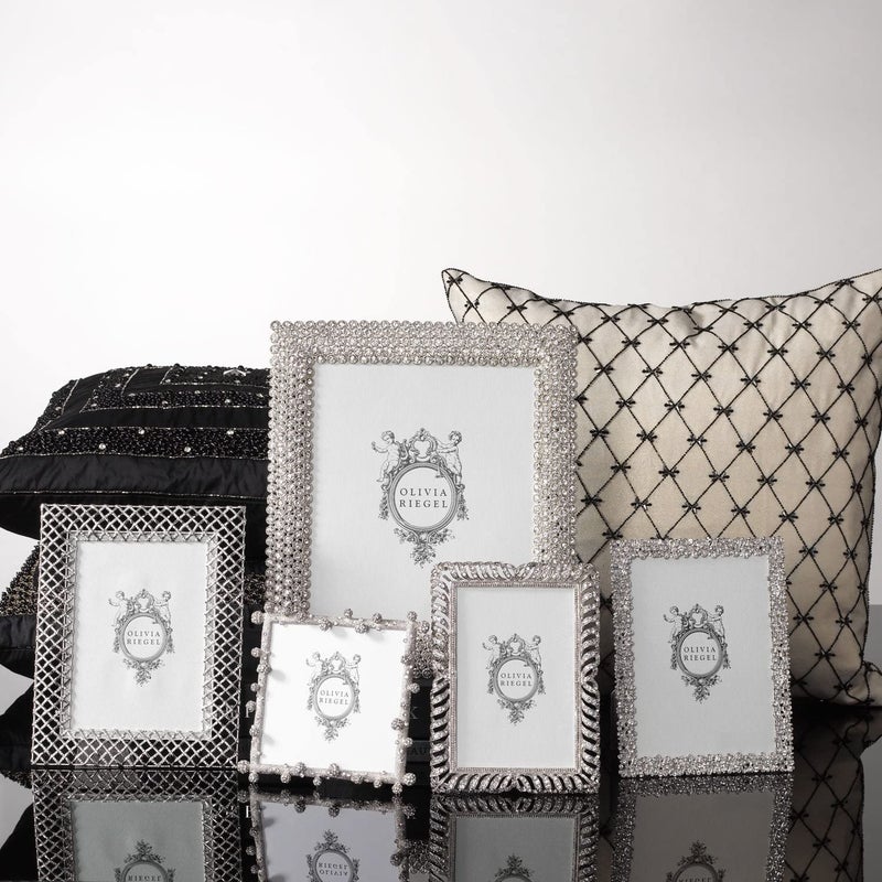 Olivia Riegel Evie Silver Austrian Crystal 5x7 Frame by Olivia Riegel - 5x7 - Image 2